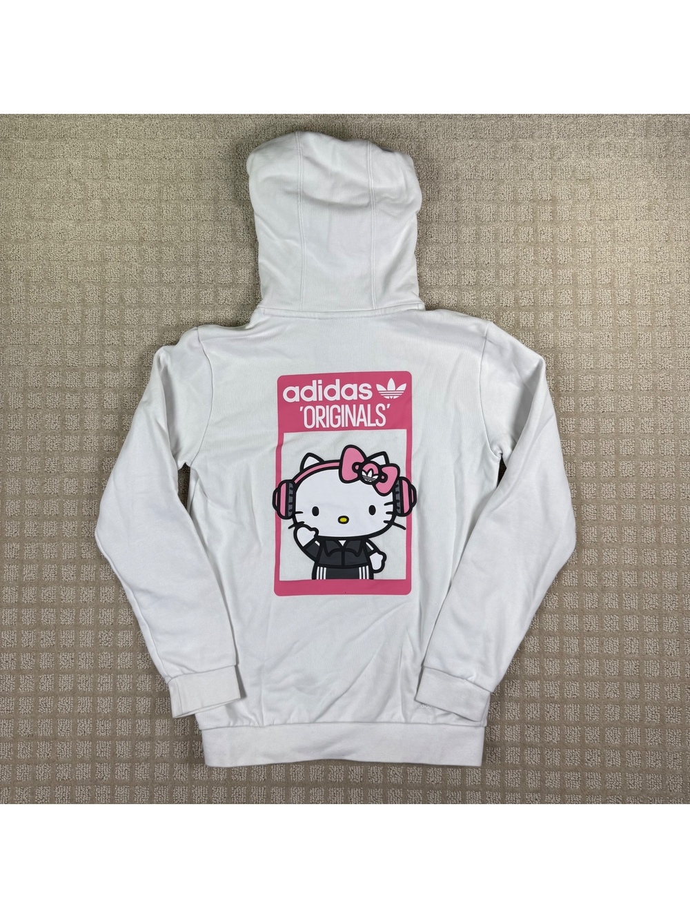Adidas Originals Hello Kitty white hoodie small